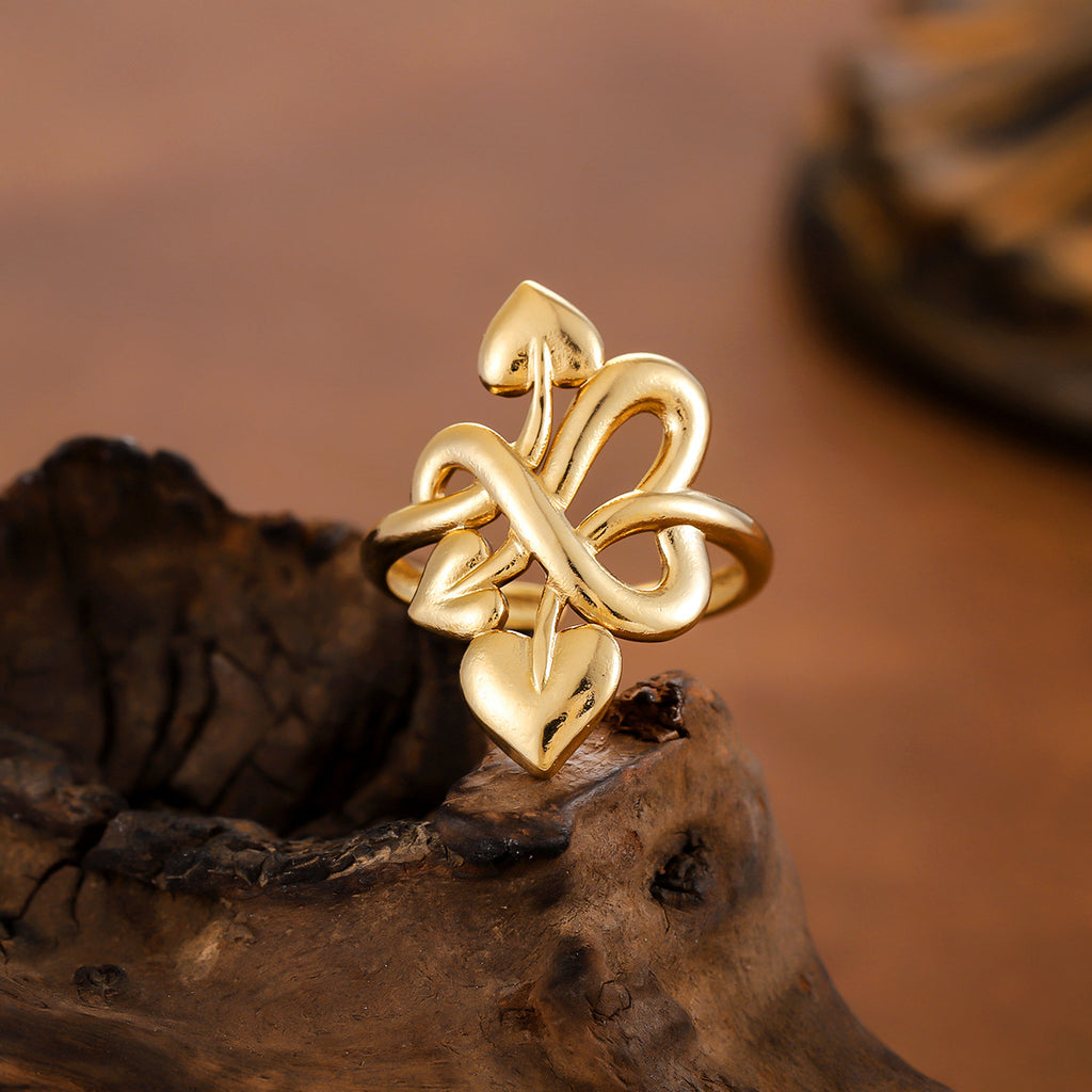 Fashionable High-end Irregularly Shaped Adjustable Ring