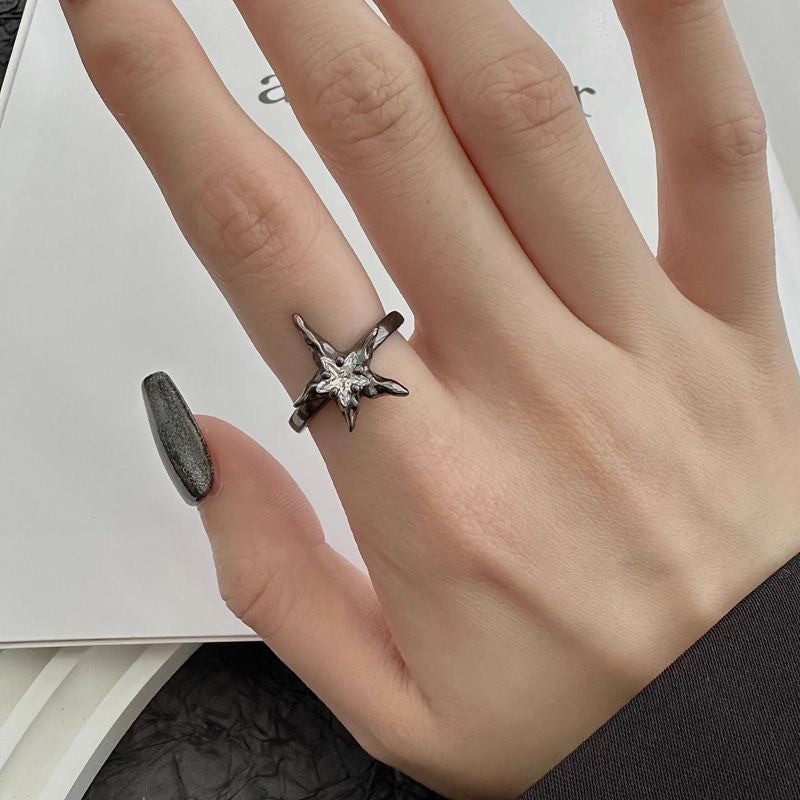 Starry High-end Dark-style Personalized Ring For Women