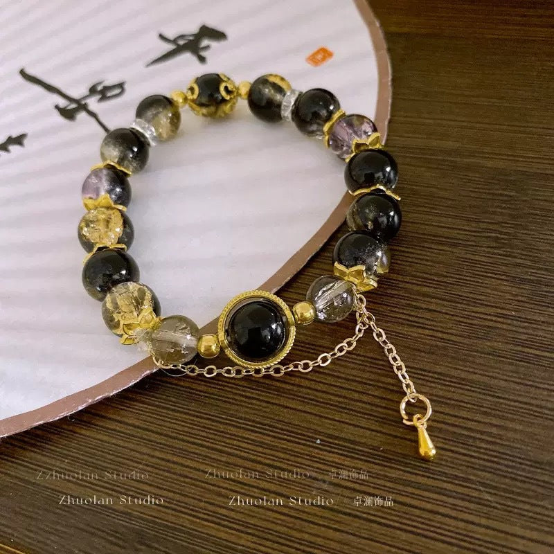 Street-stall Trendy Bracelet Non-repeating Styles Ultra-fairy DIY Glass-bead Design