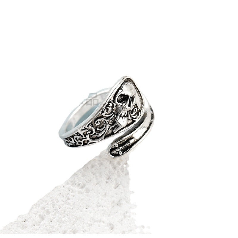 Retro Artistic Skull Ring For Women