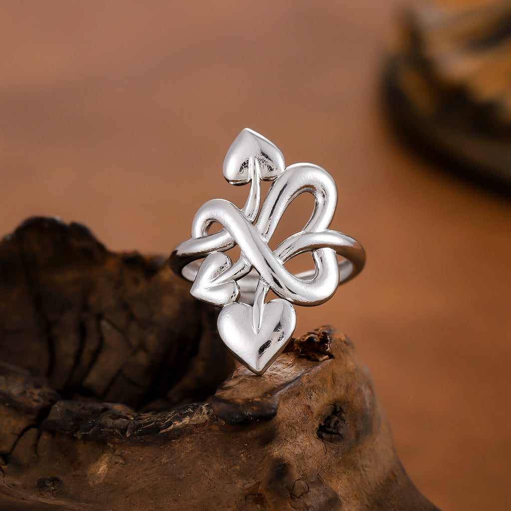 Fashionable High-end Irregularly Shaped Adjustable Ring